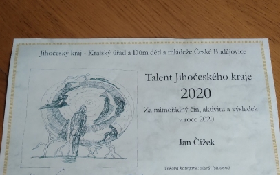 Talent Jihočeského kraje 2020